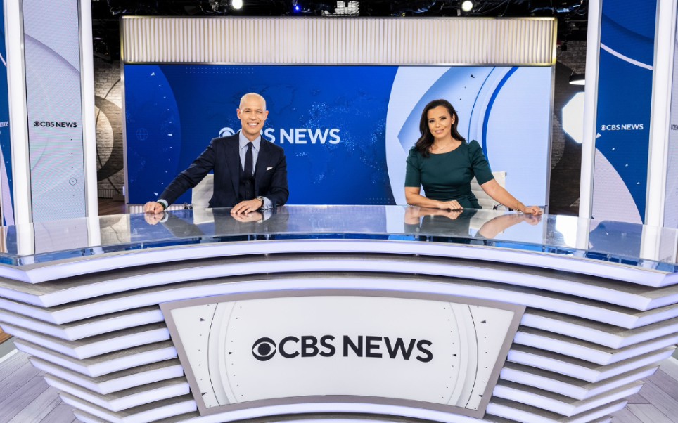 [图]【CBS NEWS】美国 CBSN更名为CBS NEWS后 2022年1月 改版纪录