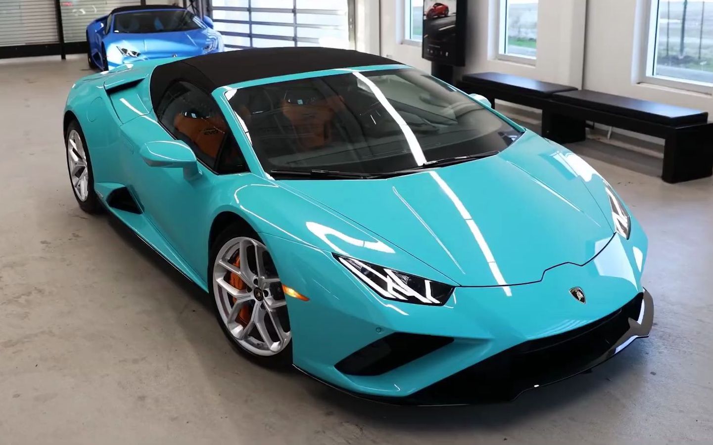 兰博基尼Huracán EVO RWD Spyder外观、内饰静态展示以及亮点介绍（Heather Ballentine）_哔哩哔哩_bilibili