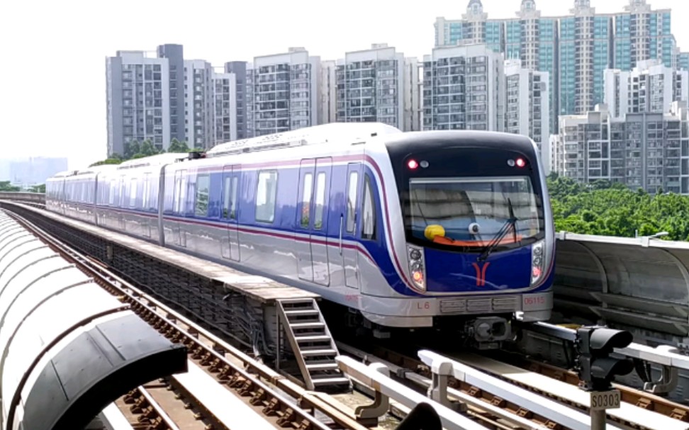 【广州地铁】广州地铁六号线l6型增购列车06x115
