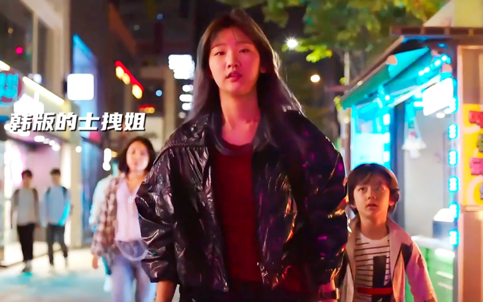 韩版的士拽姐朴素丹,顶级漂移教学,不要随意挑战女司机底线#朴素丹