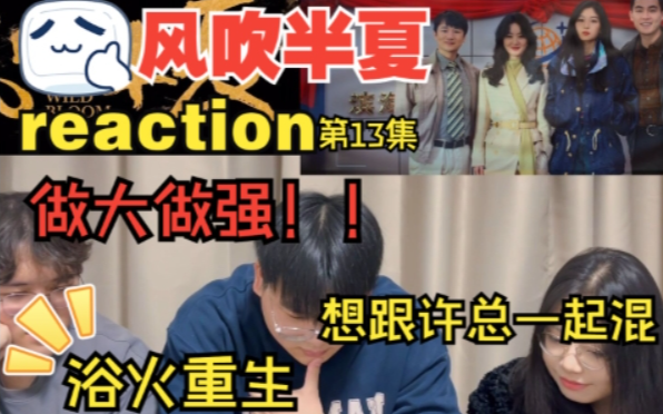 【风吹半夏reaction 第13集 上】直男第一次看:半夏公司浴火重生 款姐新目标拿下钢厂哔哩哔哩bilibili