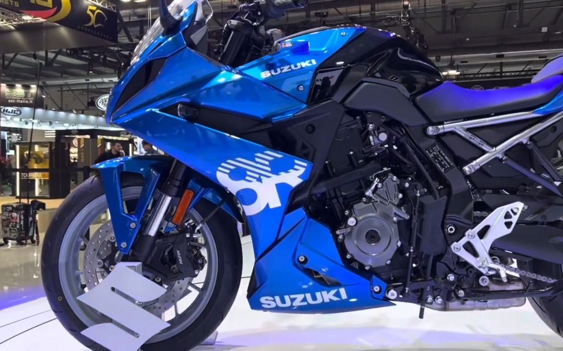 2024 款 suzuki gsx-8r 米兰车展实拍,即将引入国内!