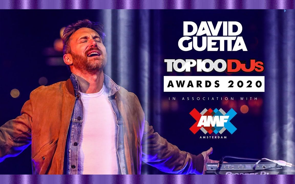 2020全球DJ第1名:大卫ⷮŠ库塔𐟔宐ŠDavid Guetta | AMF Presents Top 100 DJs Awards 2020哔哩哔哩bilibili