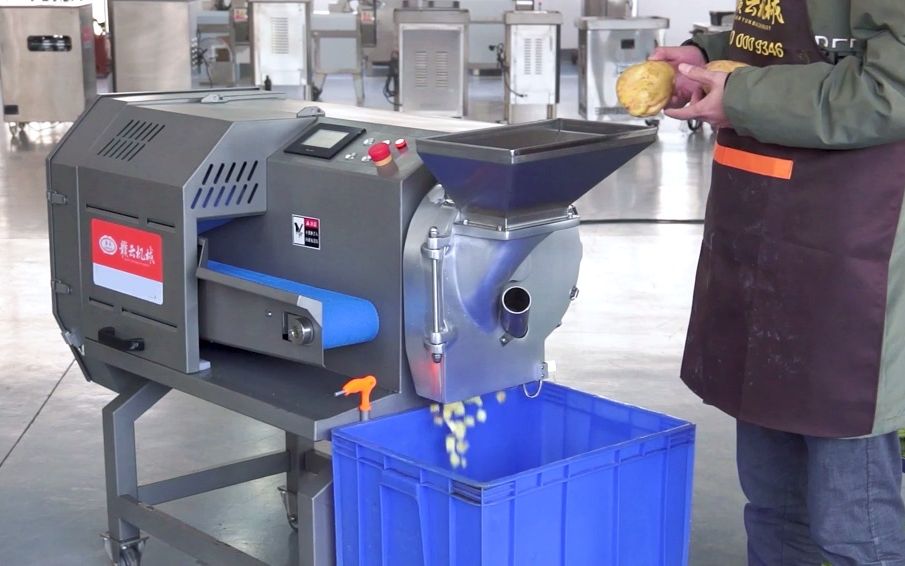 智能新款双头切菜机多功能蔬菜切片切丝切丁机