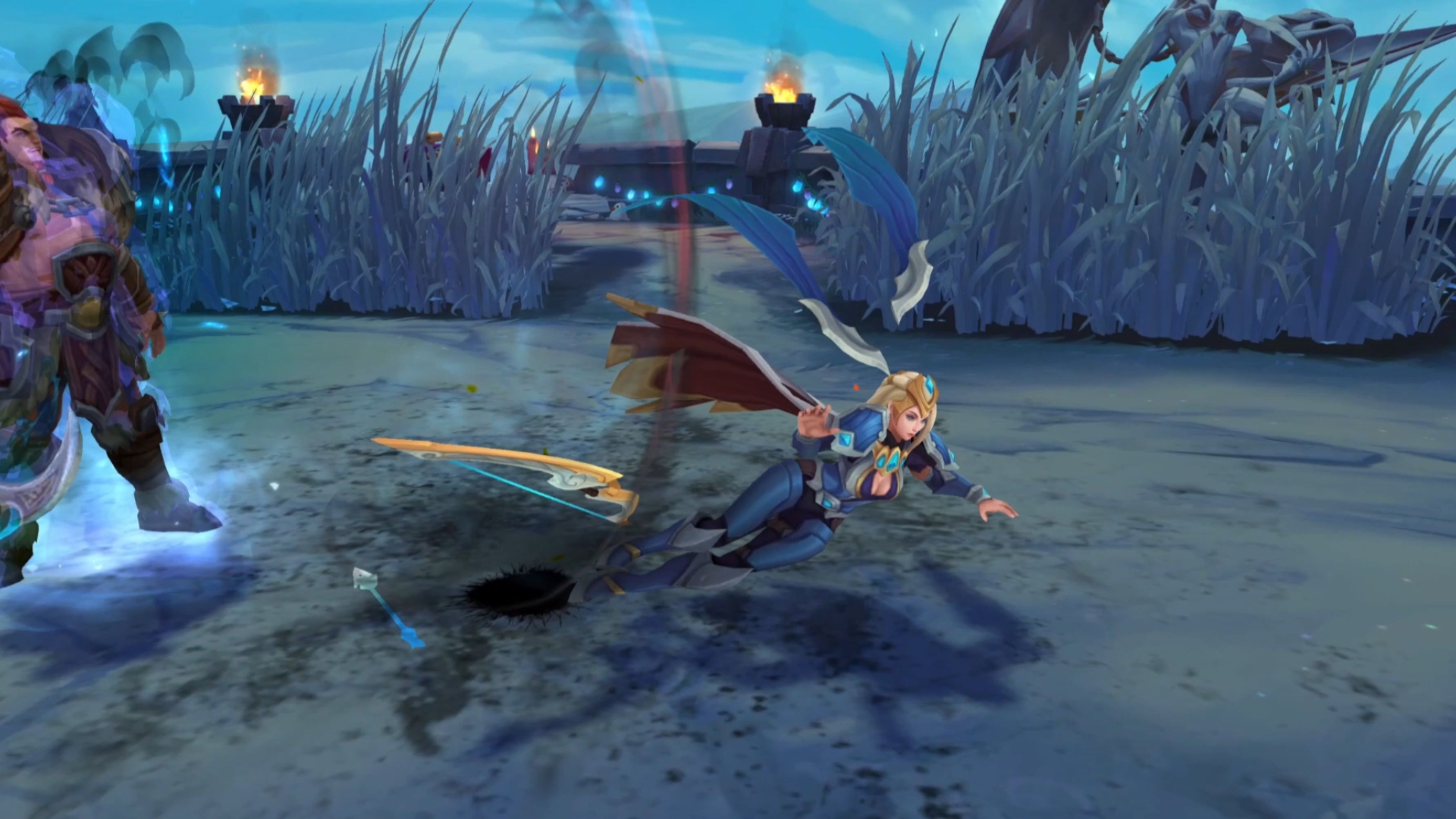 冠军之箭艾希被德莱厄斯斩杀处刑