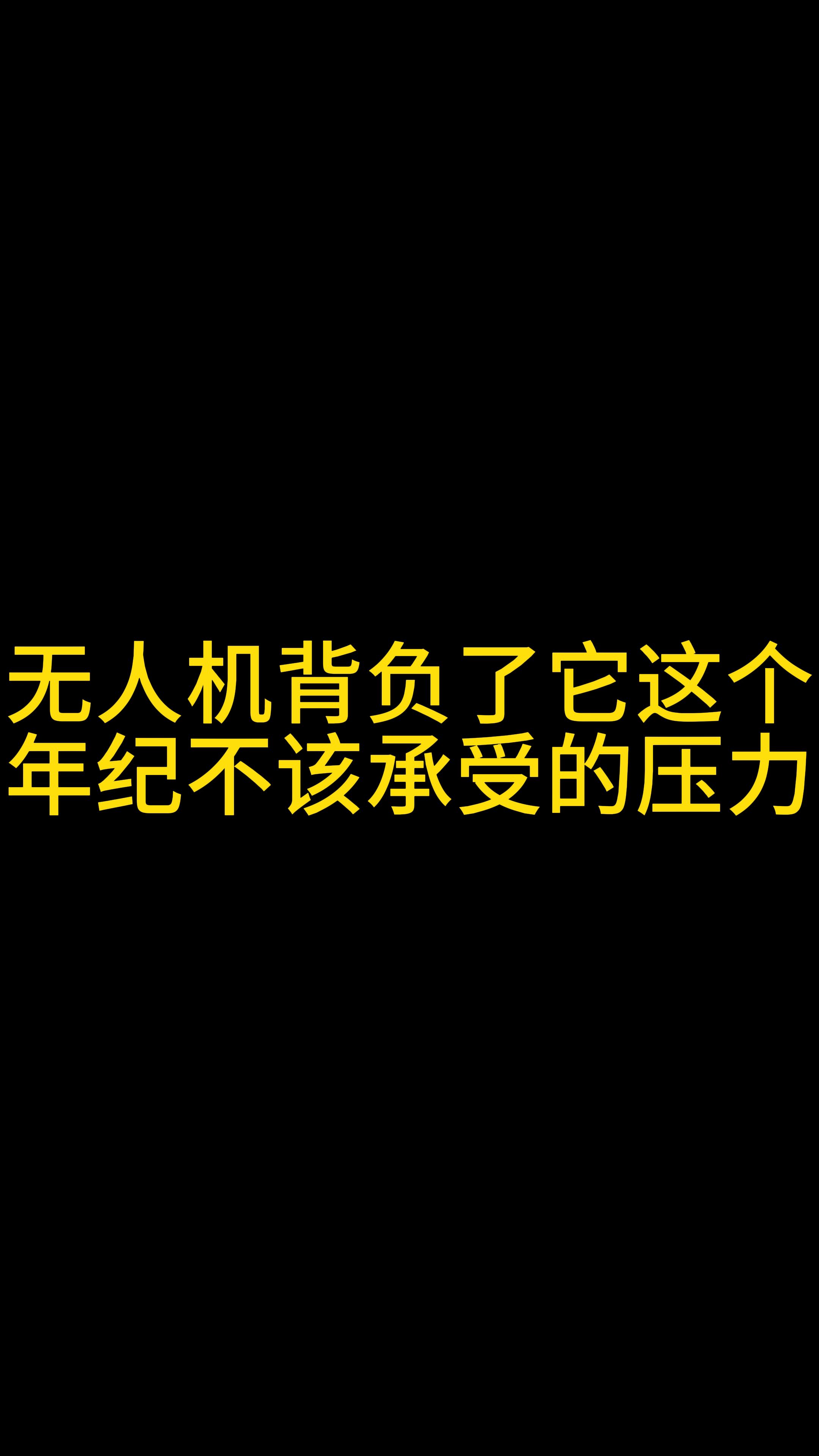 《无人机背负了它这个年纪不该承受的压力》