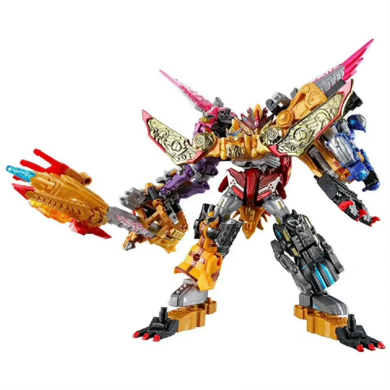 2023年8月限定,minipla暴太郎合体系列:[pb]虎龙鬼退神极 节日金属ver