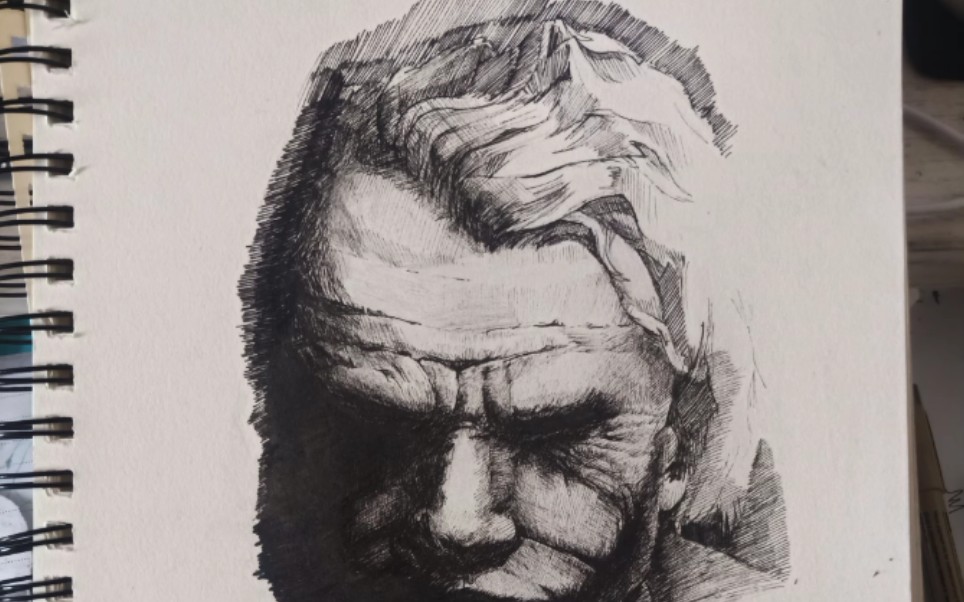 针管笔画,希斯莱杰