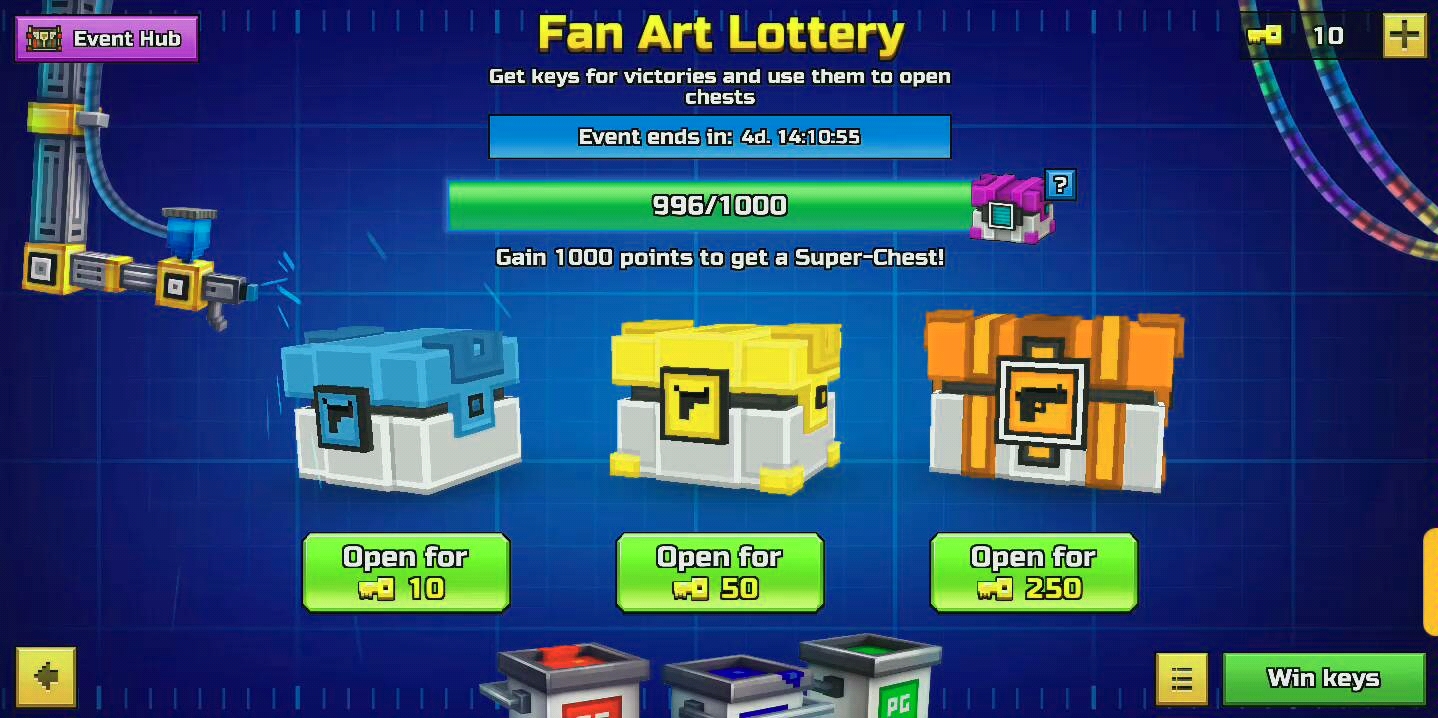 [3d像素射击]令我心态炸裂的超级宝箱