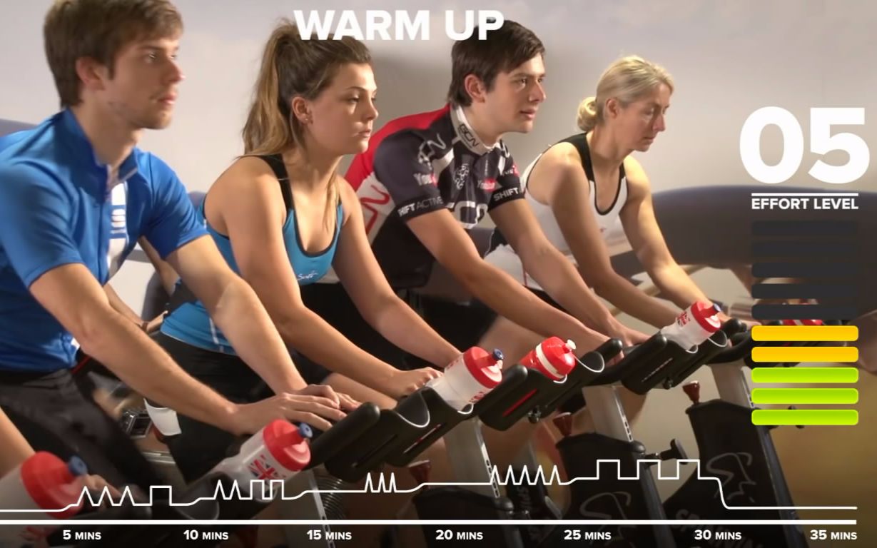 hiit - 35分钟单车教程 - 爬坡训练