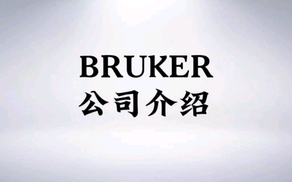 164|全球半导体设备供应商介绍(23) BRUKER#芯片 #半导体哔哩哔哩bilibili