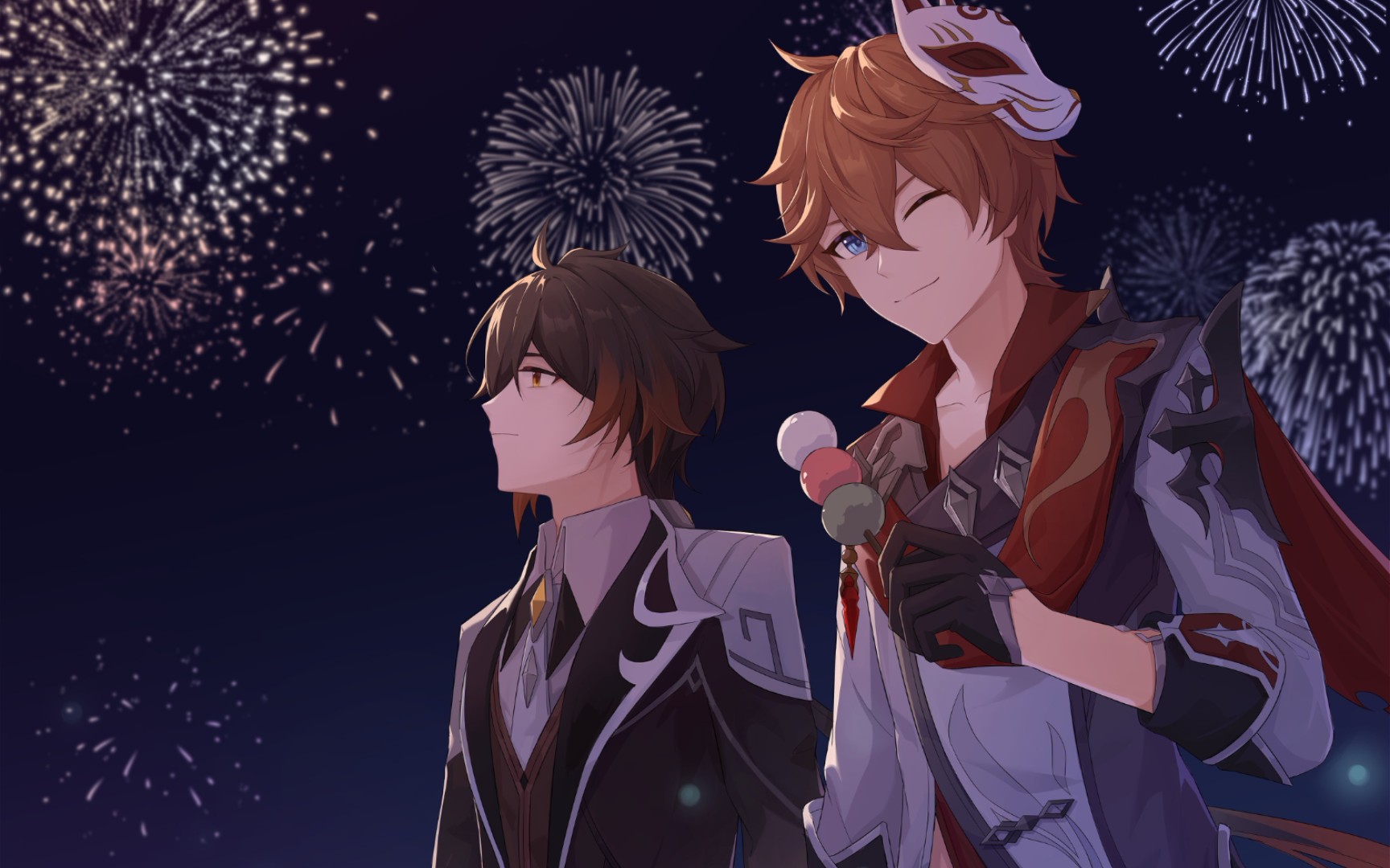 退休养老的钟离和永别东都的公子一起玩音游