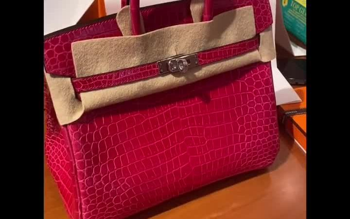 hermes #开箱#爱马仕开箱视频墨西哥玫瑰粉色号0D rose mexico 和