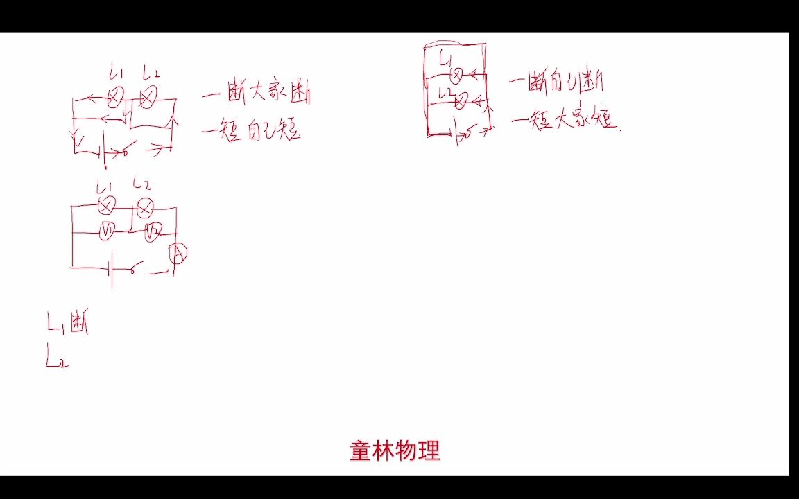 [图]童林物理（初三）—电路故障分析