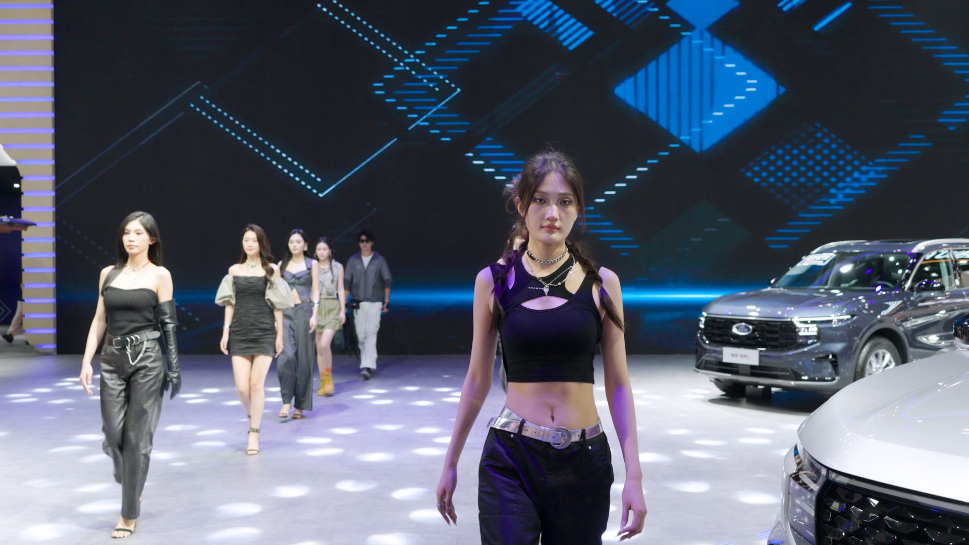 成都国际车展 精彩走秀演绎 福特展台 走秀现场