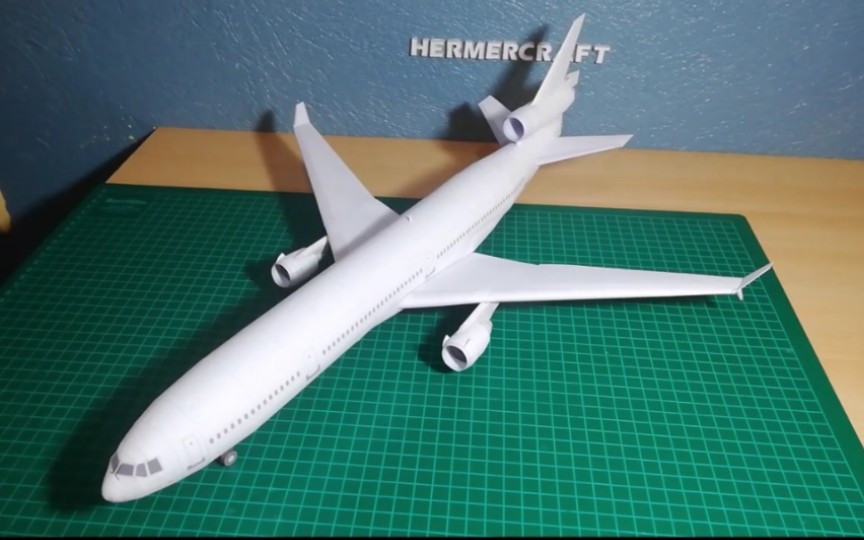 【搬运】hermercraft md11纸模型教程 paper models