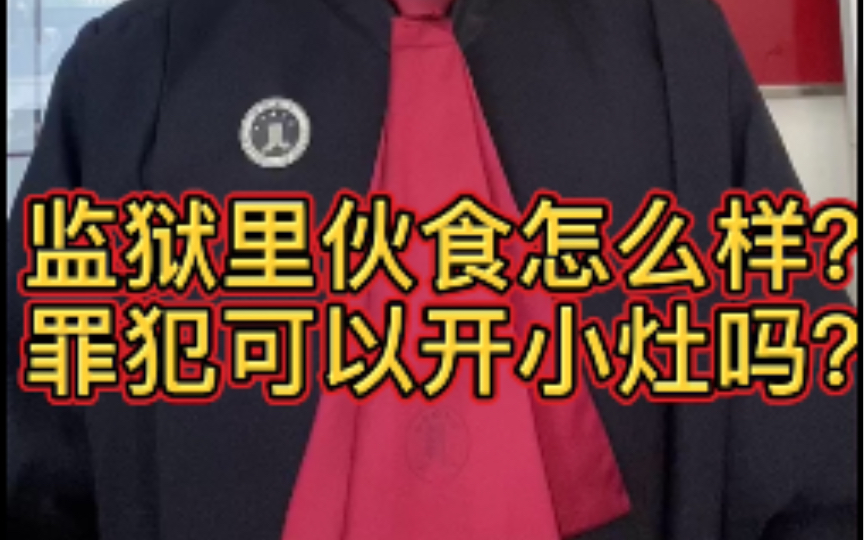 监狱里伙食怎么样?罪犯可以开小灶吗?哔哩哔哩bilibili