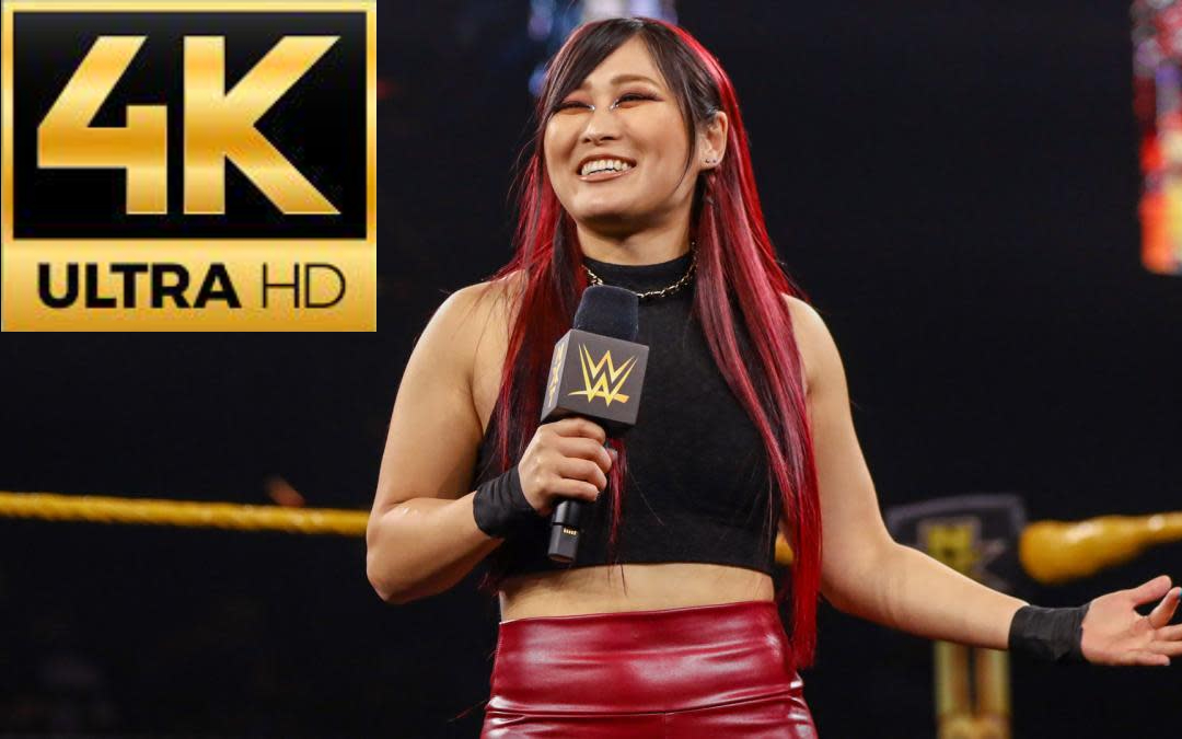 wwe超清4k汇编日本好身材io shirai紫雷的拍地认输