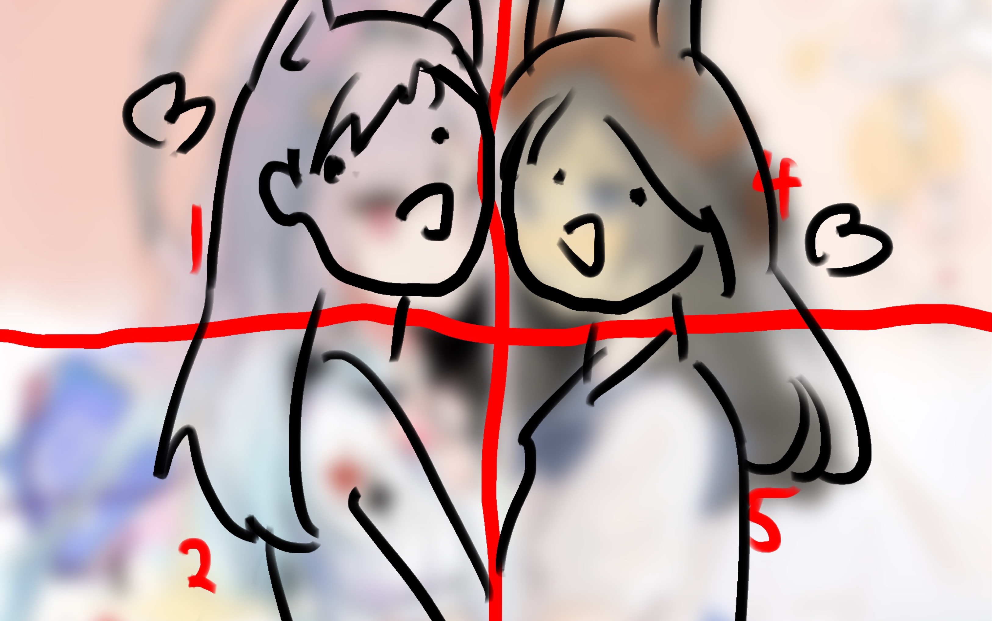 【六人合绘】当六个人同时画一张画会发生什么?_哔哩哔哩_bilibili