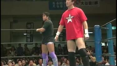 4.75星】田中稔& 金本浩二vs. 大谷晋二郎& 高岩竜一NJPW 2000.6.25_哔