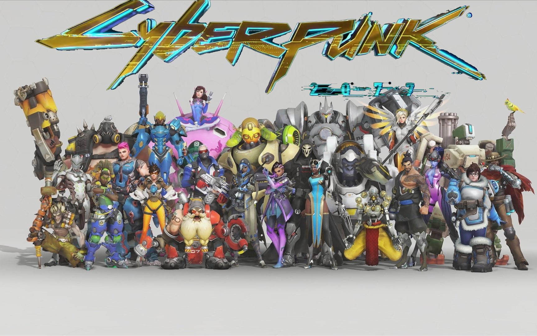 【赛博朋克2077】守望先锋特供版|守望要凉|燃向|踩点|60fps