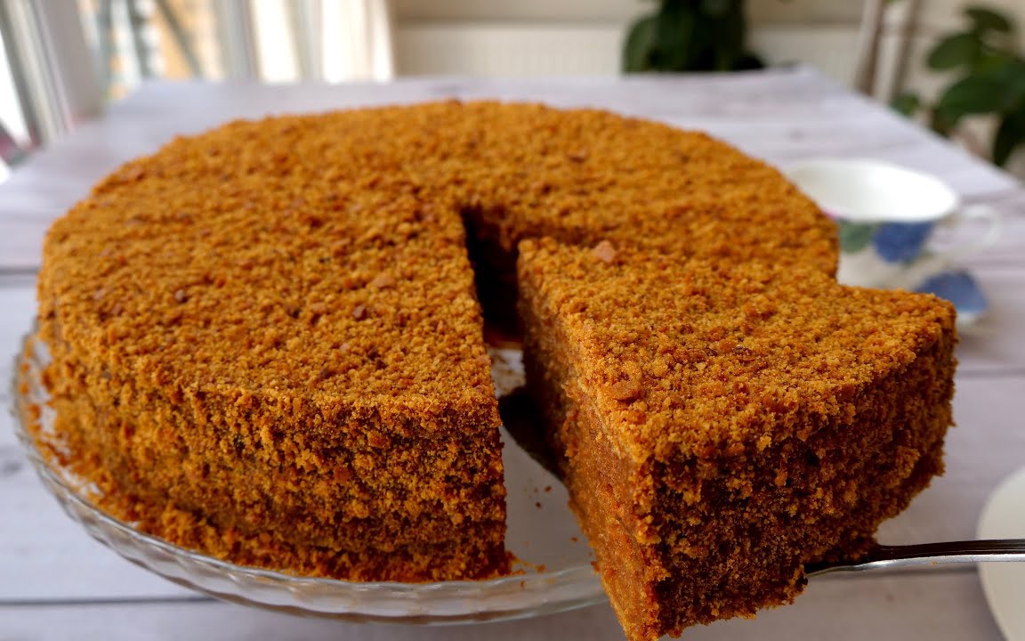 俄式蜂蜜蛋糕ТортМедовик