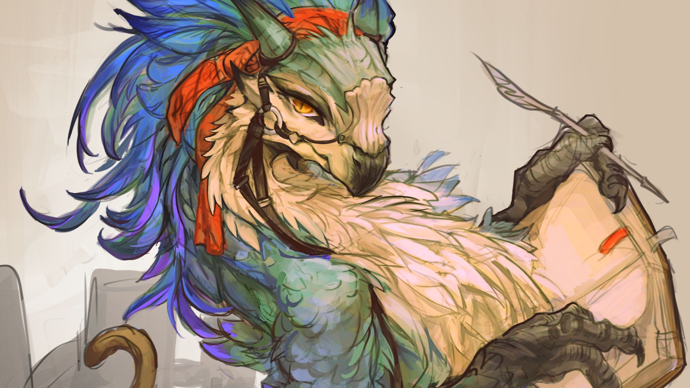 【furry】鹭鹰龙aibo