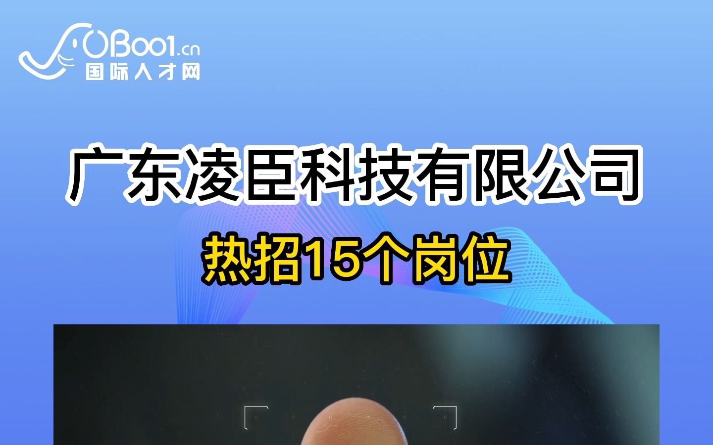 专业从事物联网整体解决方案的领导者之一,广东凌臣科技有限公司招人了!哔哩哔哩bilibili