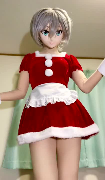 新kig视频117(超可爱kigurumi美女面具头壳换装秀!