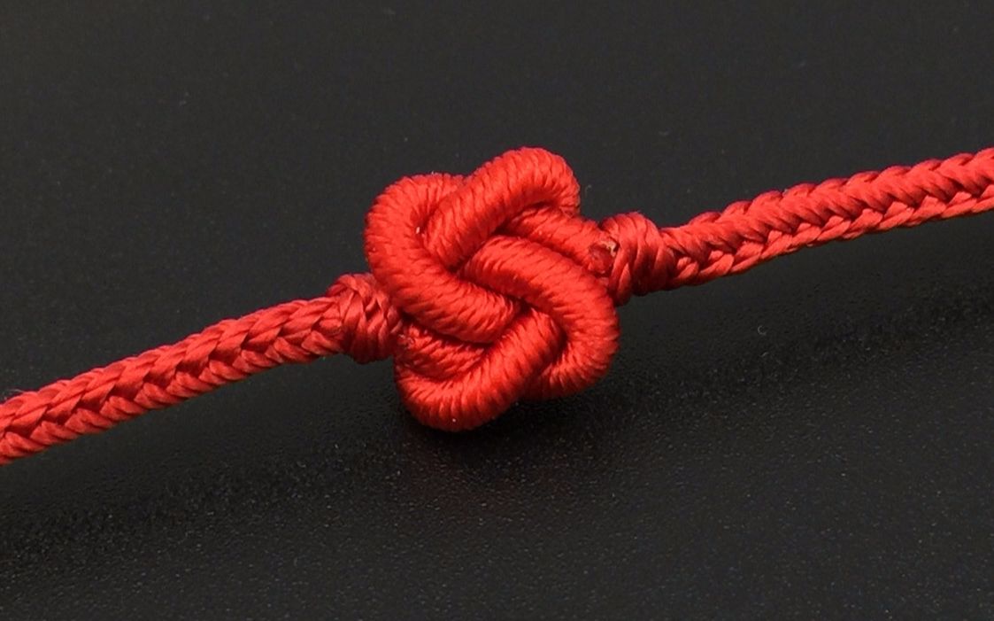 【手绳】本命年手工手绳编织diy同心结款_哔哩哔哩_bilibili