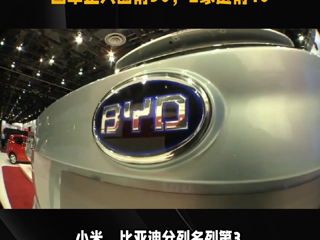 全球汽车市场排名巨变,21家中国车企入围前50,2家进前10哔哩哔哩bilibili