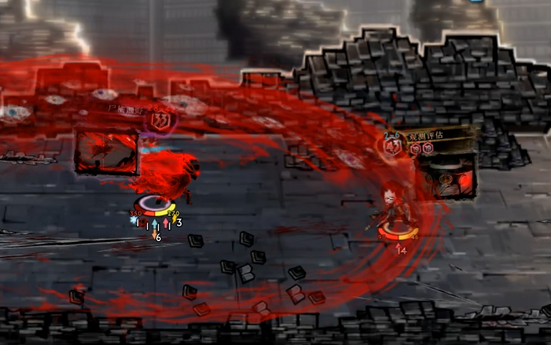 废墟图书馆漆黑噤默对线殷红迷雾珍贵影像