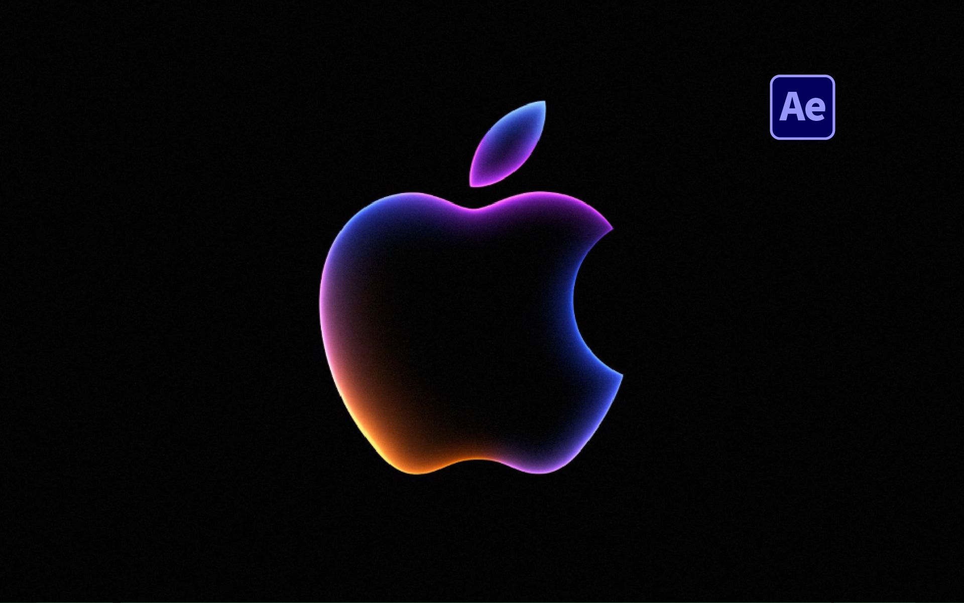 【AE教程】绝对实用!苹果WWDC24动态LOGO动画来了,纯AE制作,100%学会哔哩哔哩bilibili