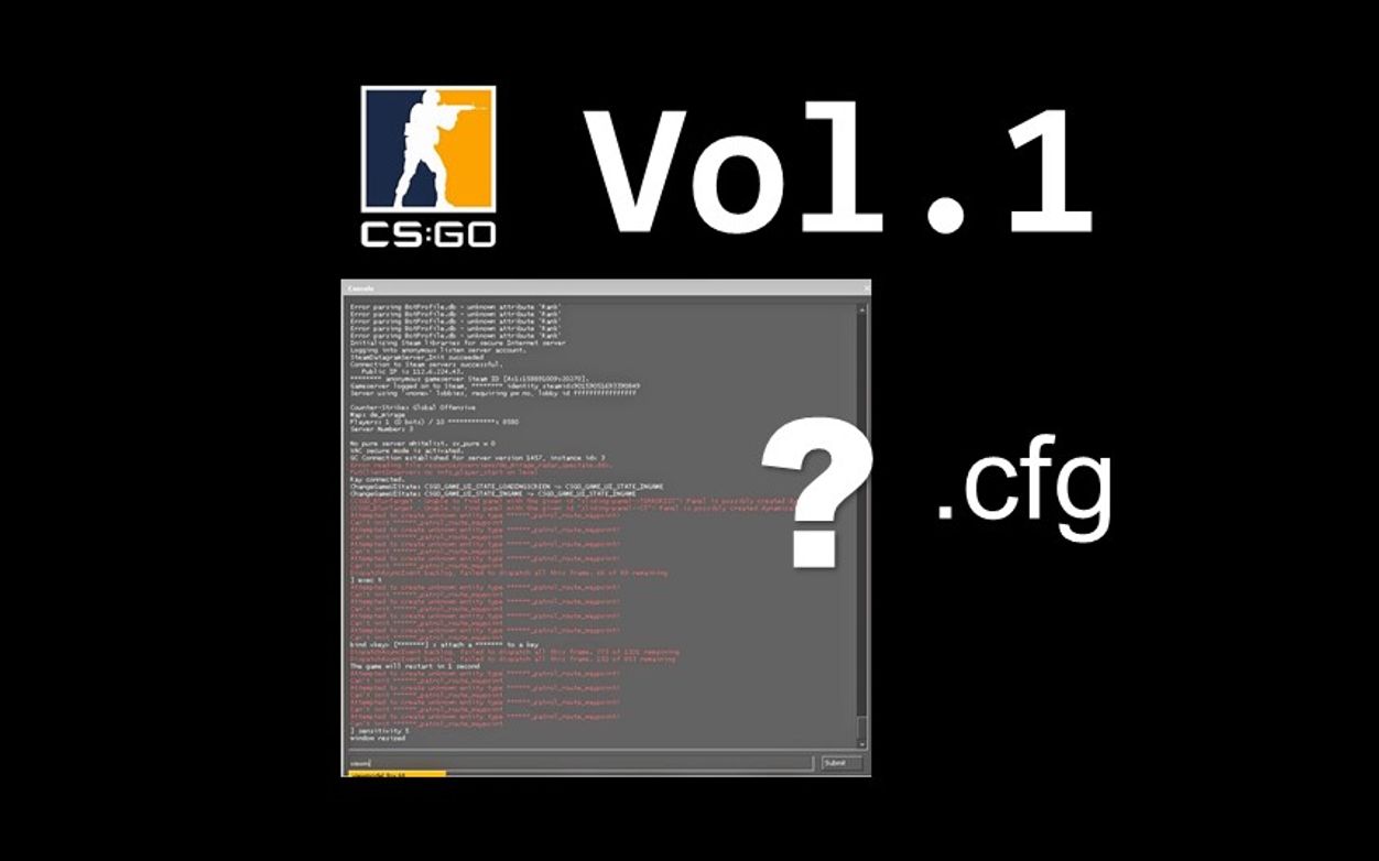 【教学ⷤ𛎩›𖥼€始的CSGO】Vol.1 控制台与.cfg文件(一键跑图?职业哥设置?)哔哩哔哩bilibiliCSGO教学视频