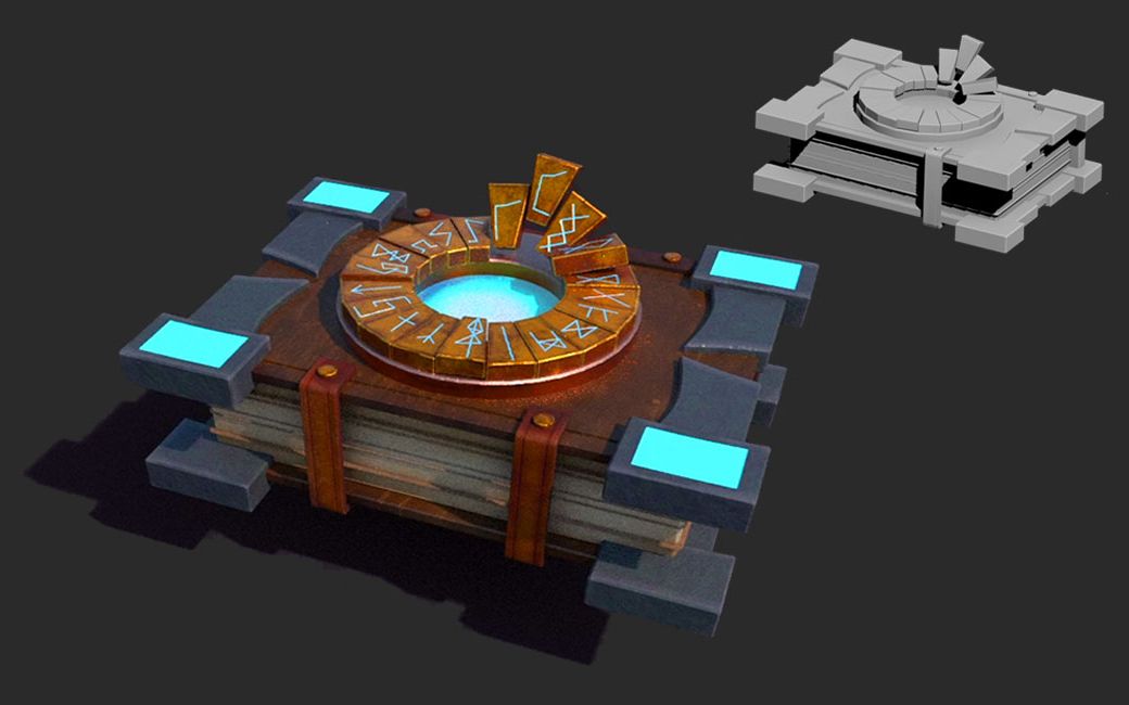 "魔法书"全流程制作!sp上材质贴图上色