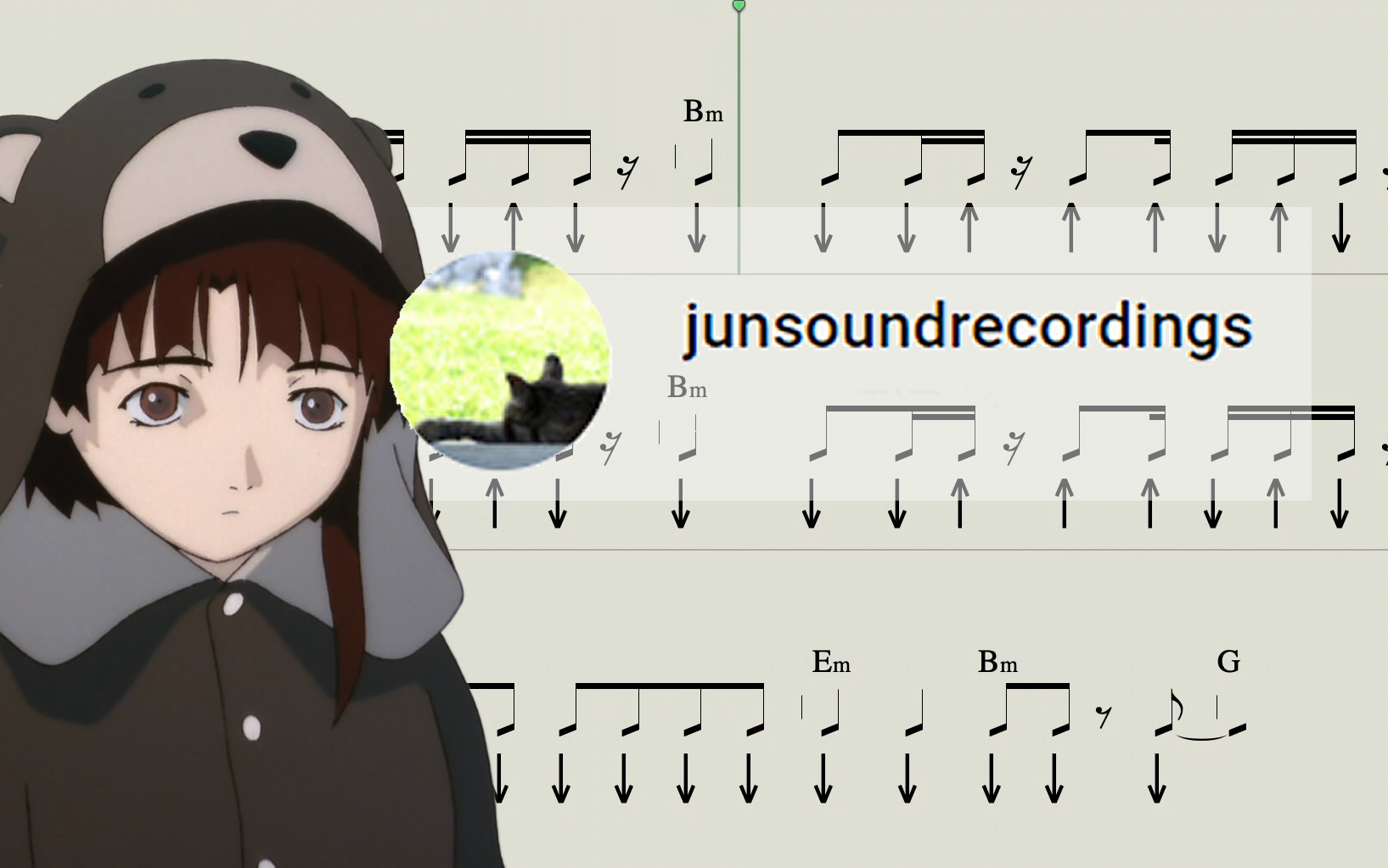 [图]【玲音】duvet吉他谱+扫弦版+吉他翻弹[junsoundrecordings]