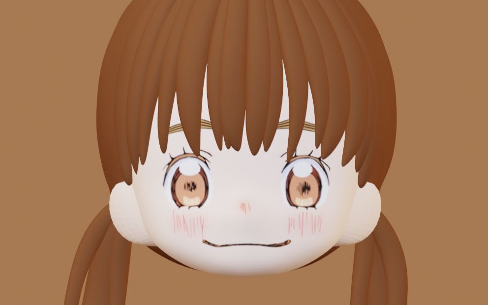 活动  「捏土」三月的狮子 - 川本日向 粘土人头发建模过程