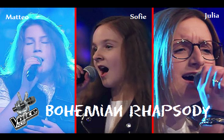 [图]【字幕|2017德国儿童好声音】燃爆全场！波西米亚狂想曲Bohemian Rhapsody (Sofie, Matteo, Julia)