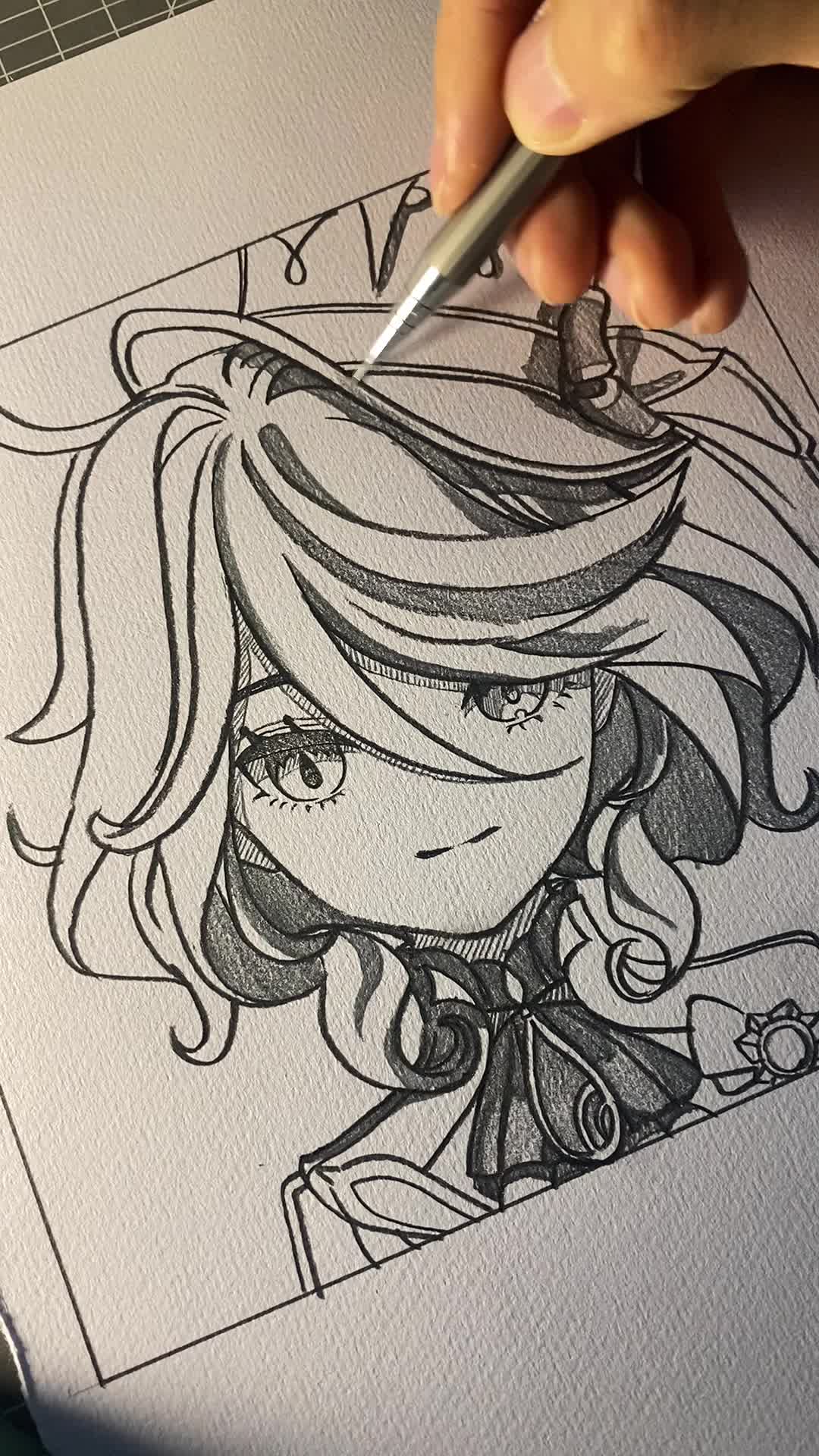 芙卡洛斯-水神(绘画全过程)