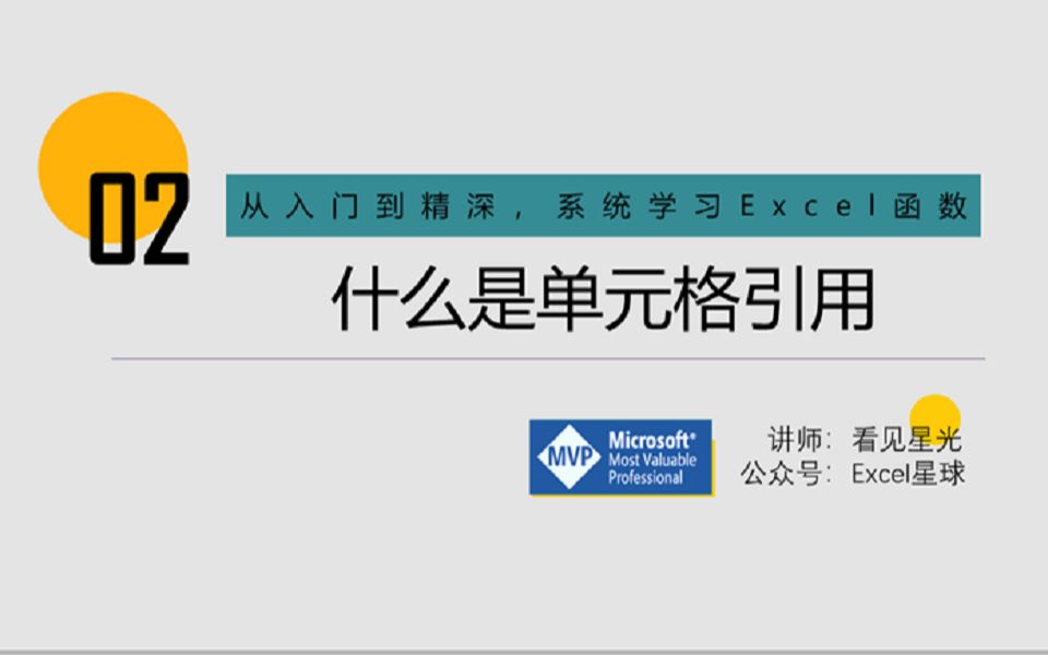 什么是Excel单元格引用?哔哩哔哩bilibili