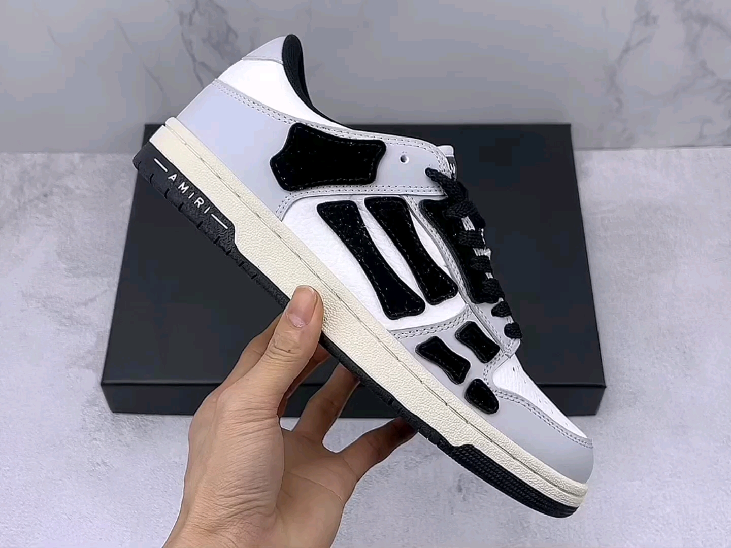 amiri 21ss skel-top 骨头系列amiri 埃米尔运动休闲板鞋size:36-45