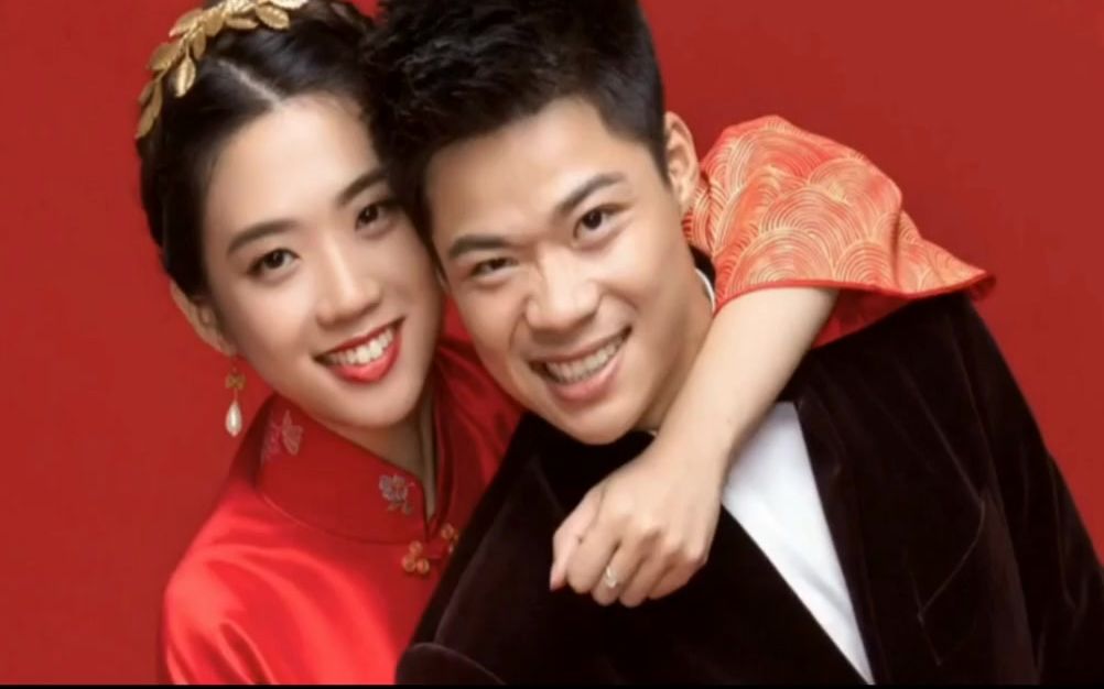 苏炳添跟夫人从校服到婚纱拍运动风婚纱太甜啦苏炳添与妻子的日常亚洲