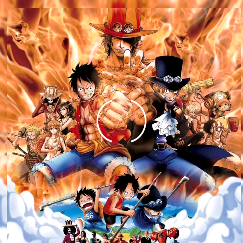 海贼王航海王三兄弟艾斯萨博路飞#艾斯##_哔哩哔哩_bilibili