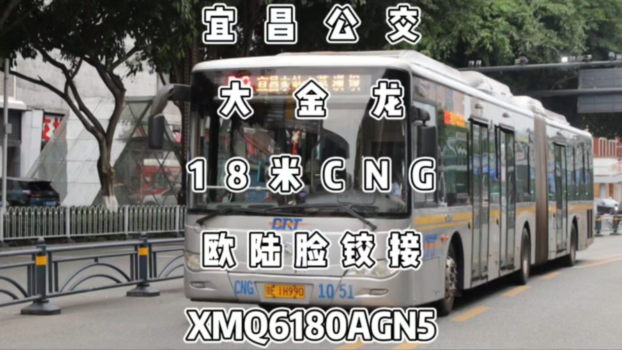 宜昌公交,大金龙18米cng欧陆铰接xmq6180agn5