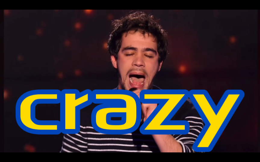 法国好声音-《crazy》,震撼全场