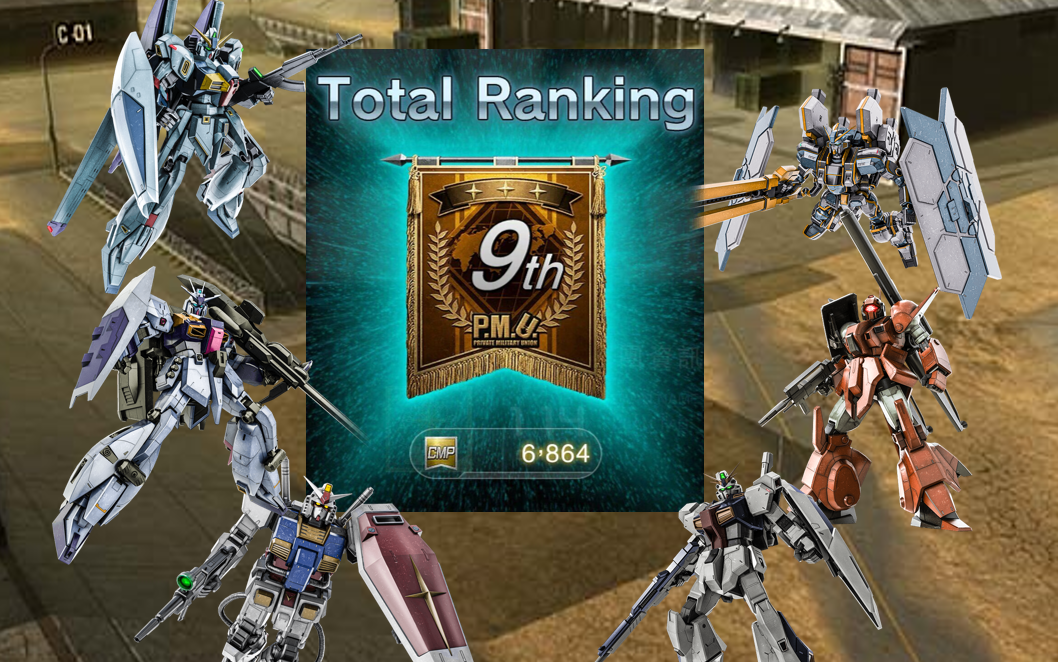 ps军团战6/1 第九名-完美高达【tb】视角【高达战斗行动2/gbo2】