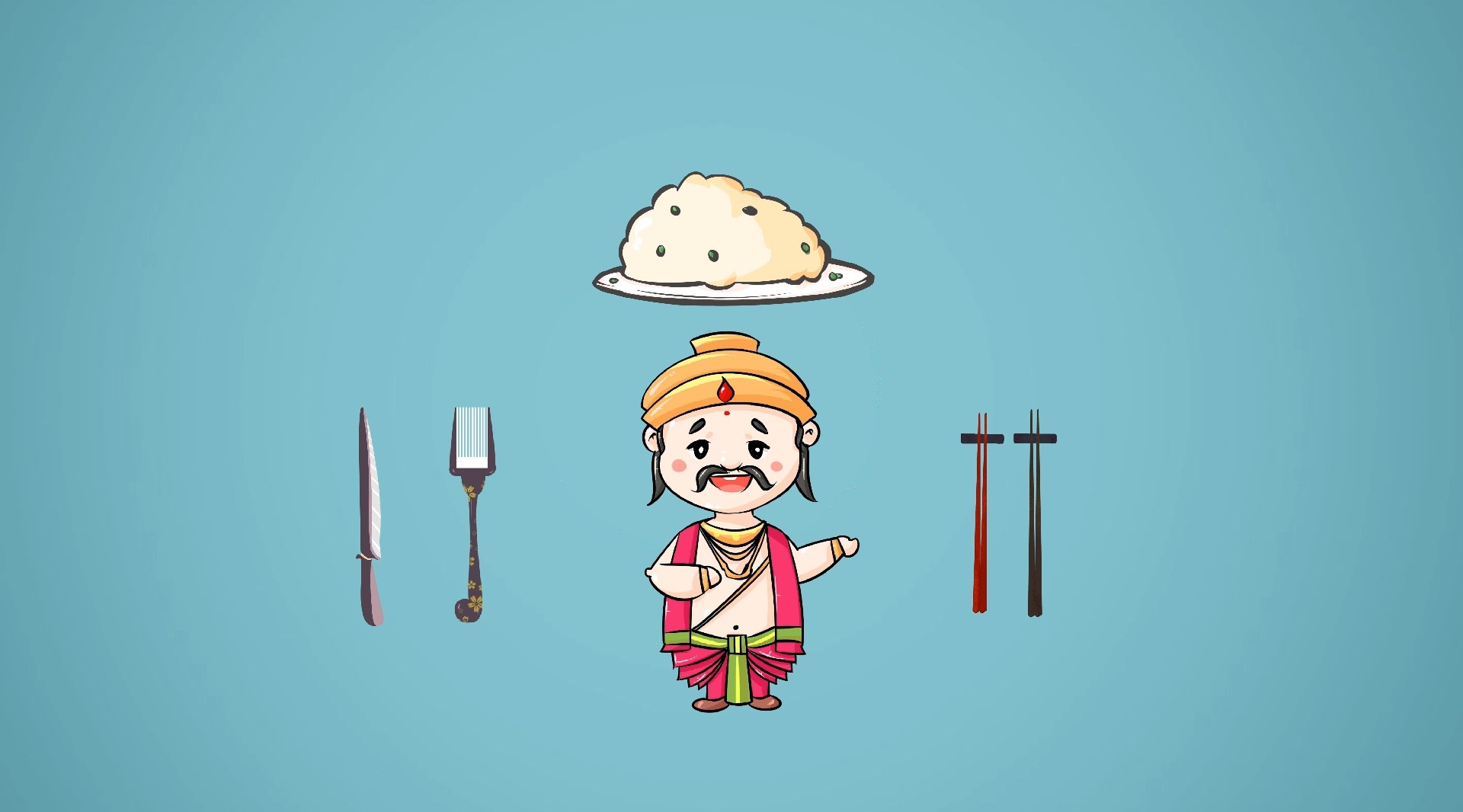 为什么印度人习惯用手抓饭吃