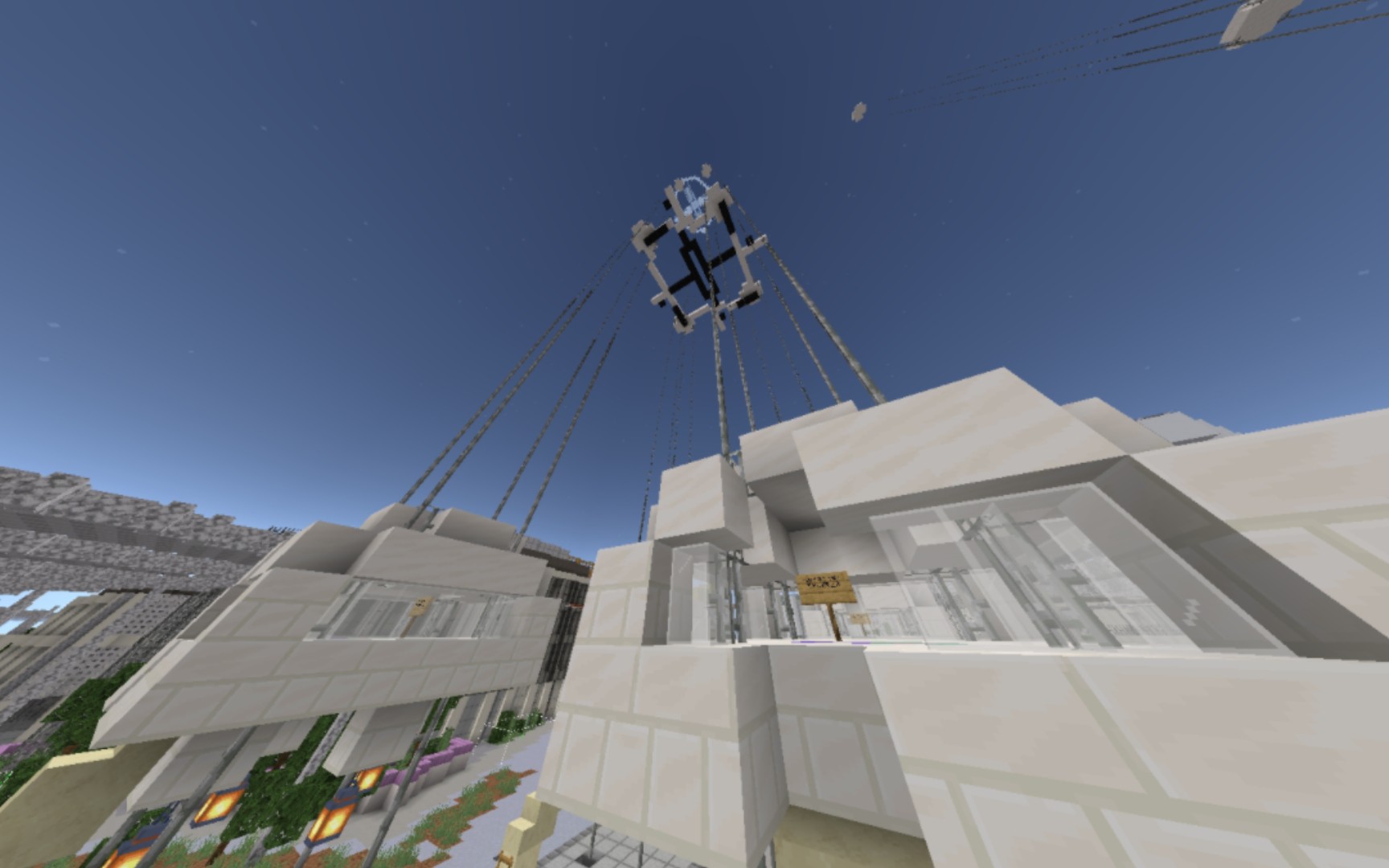 【mcbe】还原《流浪地球2》太空电梯,已实现匀速上升功能