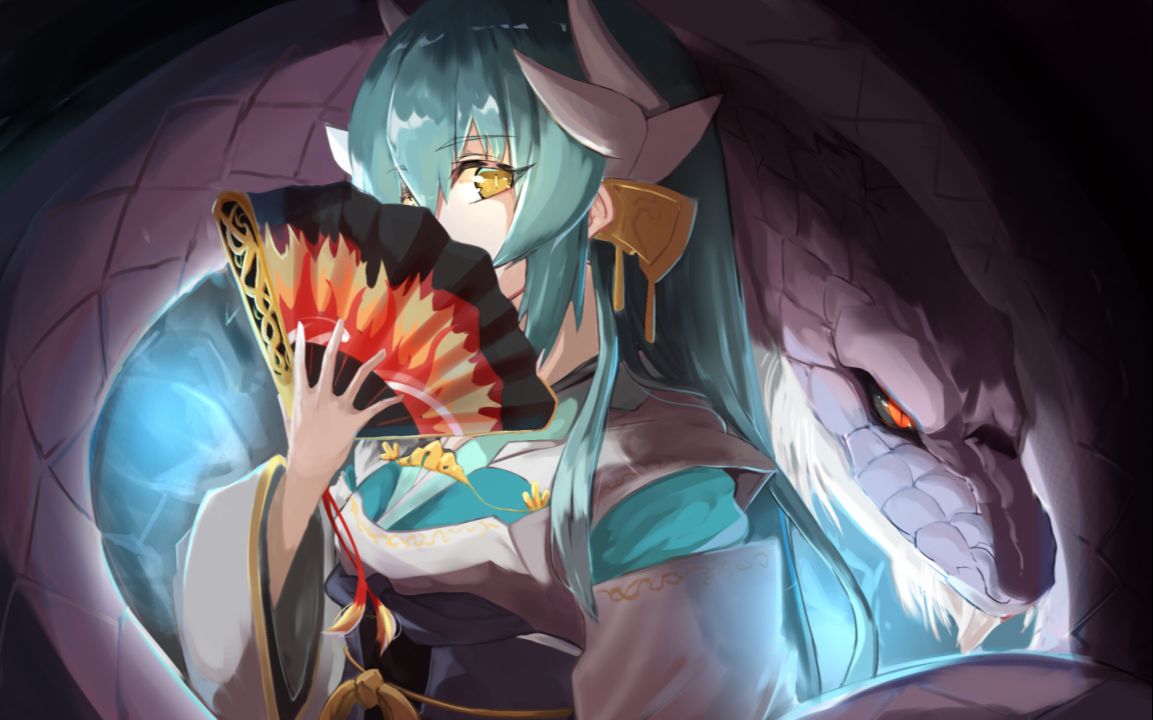 【fgo竞速】万圣低难 清姬无令咒无宝具9红3t教授 对付你连宝具都不