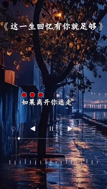 #这一生回忆有你就足够 #音乐库哔哩哔哩bilibili